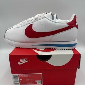 Nike Cortez White and Red Sneakers women’s 7 red/blue/white new in box